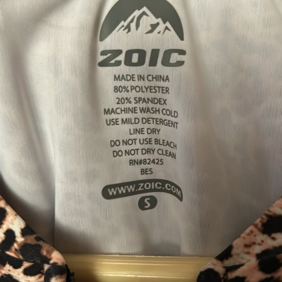 Ladies Zoic Cycling Jersey. Amazing Cheetah Print!  Size S. New/wtags - Picture 9 of 11